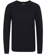 AWDis Academy Kids Raglan Sweatshirt | Black thumbnail 1