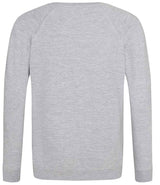AWDis Academy Kids Raglan Sweatshirt | Grey thumbnail 2
