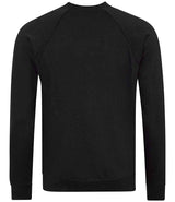 AWDis Academy Senior Raglan Sweatshirt | Black thumbnail 2