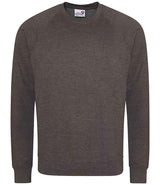 AWDis Academy Senior Raglan Sweatshirt | Charcoal thumbnail 1