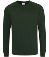 AWDis Academy Senior Raglan Sweatshirt | Green thumbnail 1