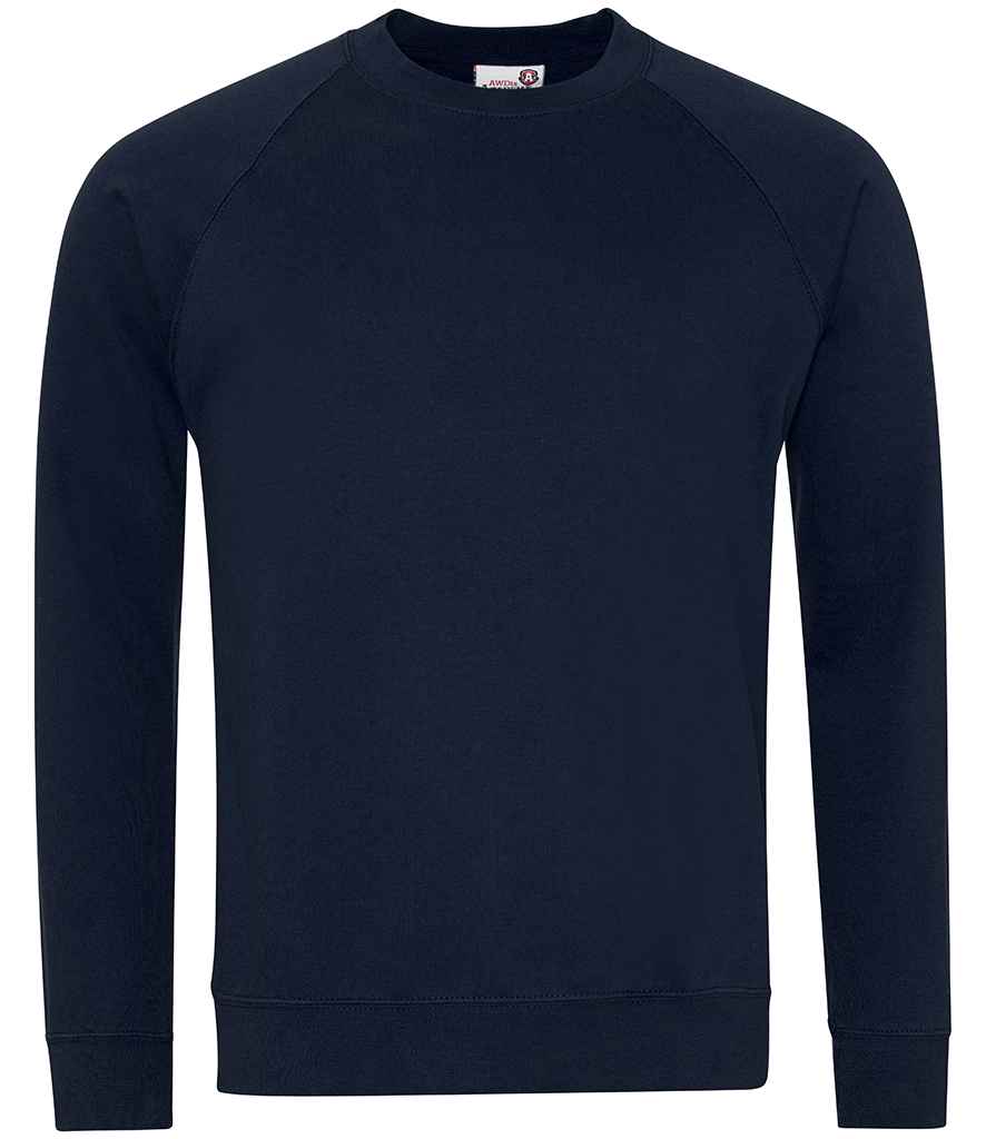 AWDis Academy Senior Raglan Sweatshirt | Navy