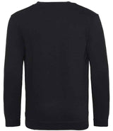 AWDis Academy Kids V Neck Sweatshirt | Black thumbnail 2