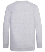 AWDis Academy Kids V Neck Sweatshirt | Grey thumbnail 2