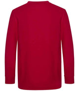 AWDis Academy Kids V Neck Sweatshirt | Red thumbnail 2