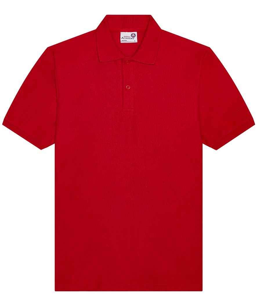 AWDis Academy Senior Piqué Polo Shirt | Red
