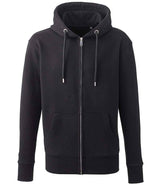 Anthem Organic Full Zip Hoodie | Black thumbnail 1