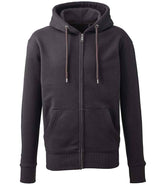 Anthem Organic Full Zip Hoodie | Charcoal thumbnail 1