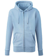 Anthem Organic Full Zip Hoodie | Light Blue thumbnail 1