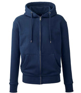 Anthem Organic Full Zip Hoodie | Navy thumbnail 1