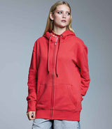Anthem Organic Full Zip Hoodie | Red thumbnail 2