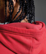 Anthem Organic Full Zip Hoodie | Red thumbnail 6