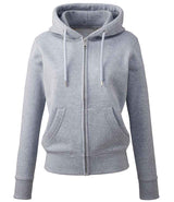 Anthem Ladies Organic Full Zip Hoodie | Grey Marl thumbnail 1
