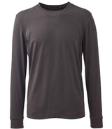 Anthem Organic Long Sleeve T-Shirt | Charcoal thumbnail 1