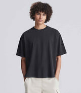 AWDis Heavyweight Boxy Cropped 240 T-Shirt | Deep Black thumbnail 1