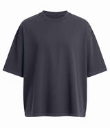 AWDis Heavyweight Boxy Cropped 240 T-Shirt | Solid Charcoal thumbnail 1