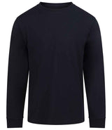 AWDis Long Sleeve 180 T-Shirt | Deep Black thumbnail 5