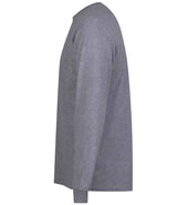 AWDis Long Sleeve 180 T-Shirt | Heather Grey thumbnail 3