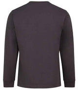 AWDis Long Sleeve 180 T-Shirt | Solid Charcoal thumbnail 2