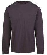 AWDis Long Sleeve 180 T-Shirt | Solid Charcoal thumbnail 1
