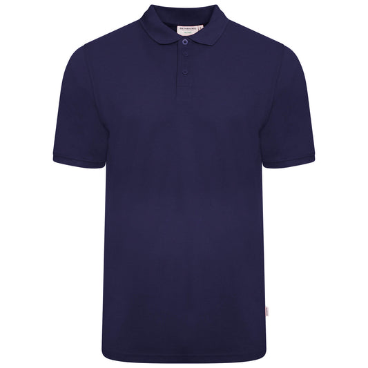 Pique Mens Polo - Navy - 3XL