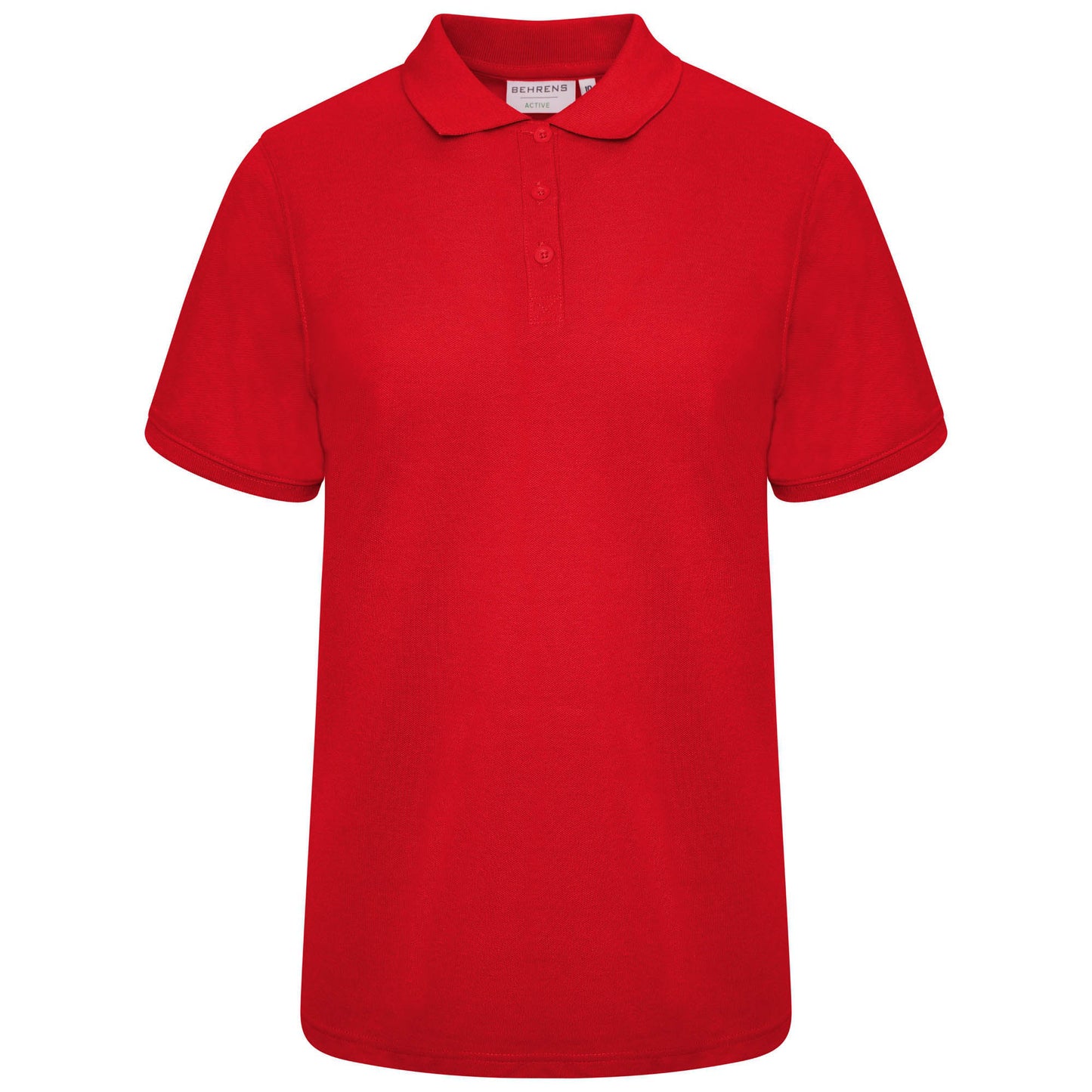 Pique Womens Polo - Red - 8
