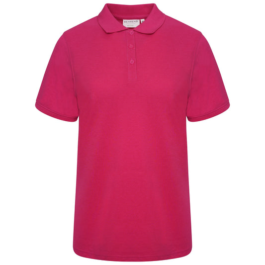 Pique Womens Polo - Cerise - 8