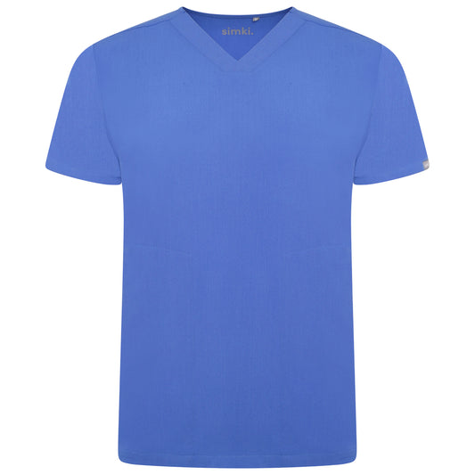 Oscar Scrub Top - BEH-4950 - Ceil Blue - M