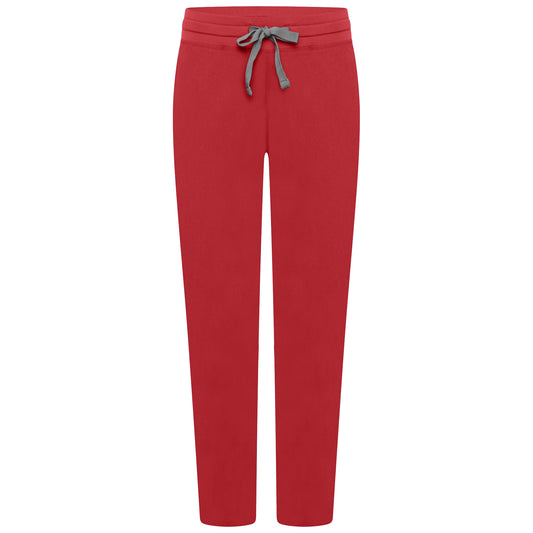 Arlo - Straight Leg Scrub Trouser - BEH-4956 - Burgundy - XL