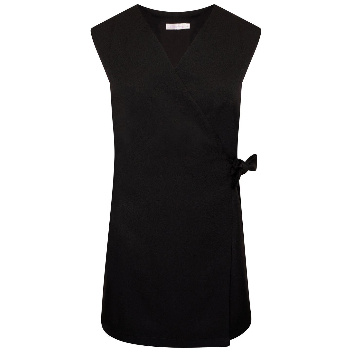 Versatile Wrap Tunic - Black - 8