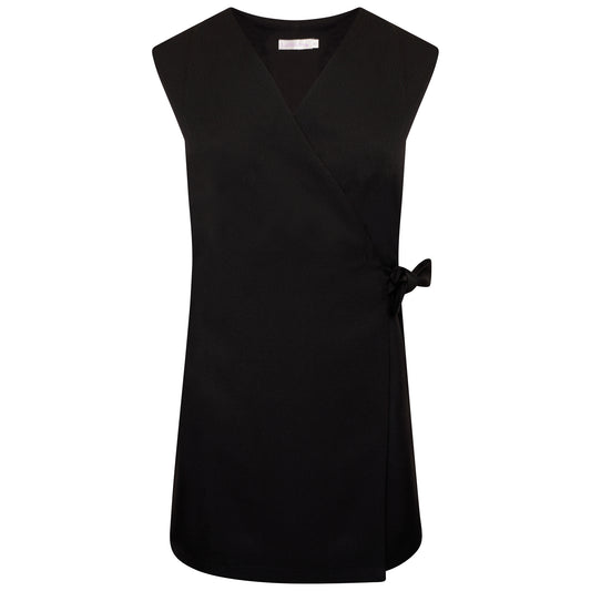 Versatile Wrap Tunic - Black - 12