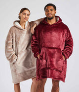 Brand Lab Oversized Hooded Blanket | Burgundy thumbnail 1
