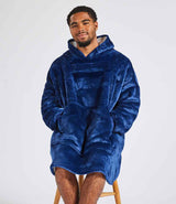Brand Lab Oversized Hooded Blanket | Navy thumbnail 1