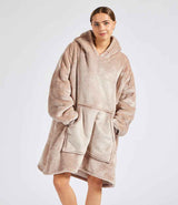 Brand Lab Oversized Hooded Blanket | Nude thumbnail 1