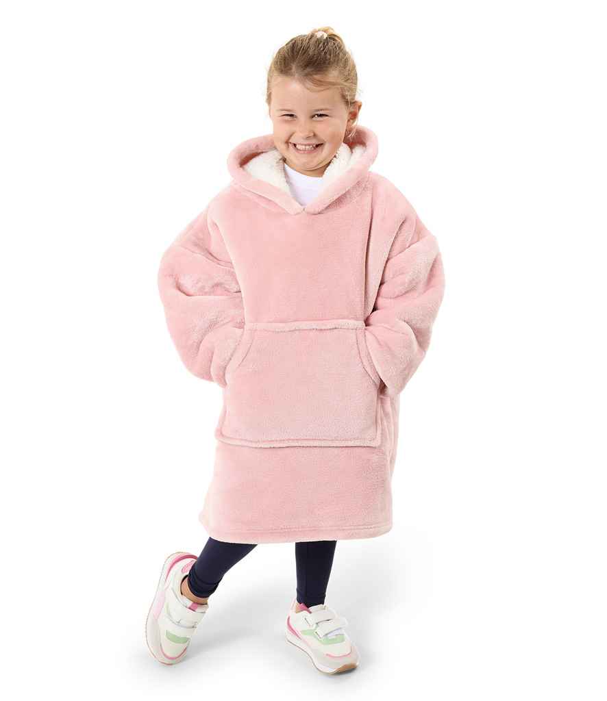 Brand Lab Kids Oversized Hooded Blanket | Blush Pink