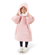 Brand Lab Kids Oversized Hooded Blanket | Blush Pink thumbnail 2