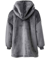 Brand Lab Kids Oversized Hooded Blanket | Charcoal thumbnail 2