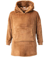 Brand Lab Kids Character Cushion Hooded Blanket | Brown Teddy thumbnail 2