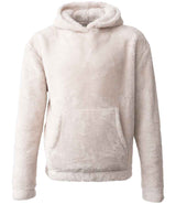 Brand Lab Unisex Fluffy Fleece Hoodie | Natural thumbnail 3
