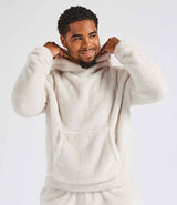 Brand Lab Unisex Fluffy Fleece Hoodie | Natural thumbnail 1