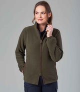 Brook Taverner Unisex Baltimore Fleece Jacket | Olive Green thumbnail 1