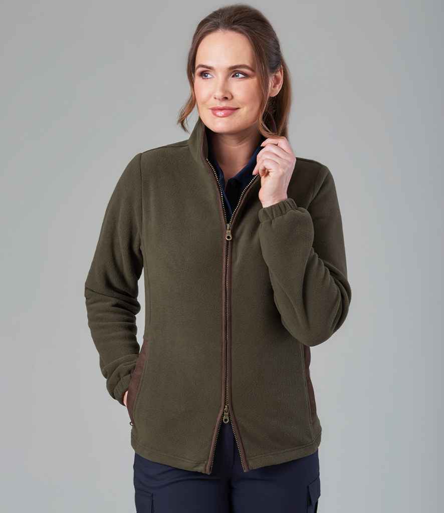 Brook Taverner Unisex Baltimore Fleece Jacket | Olive Green