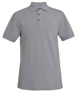 Brook Taverner Hampton Premium Cotton Polo Shirt | Grey Marl thumbnail 1