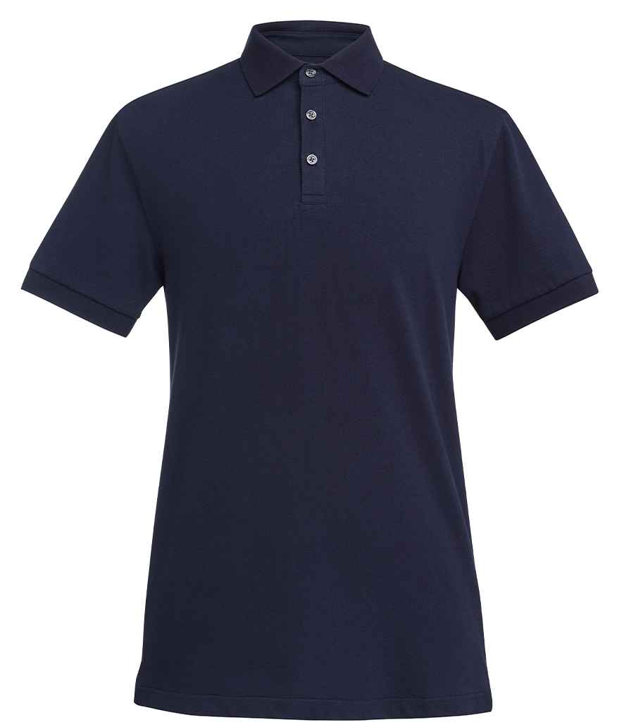 Brook Taverner Hampton Premium Cotton Polo Shirt | Navy
