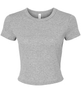 Bella Ladies Micro Rib Baby T-Shirt | Athletic Heather thumbnail 4