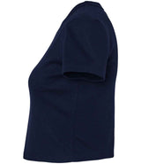Bella Ladies Micro Rib Baby T-Shirt | Solid Navy Blend thumbnail 6