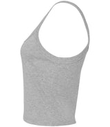 Bella Ladies Micro Rib Spaghetti Strap Tank Top | Athletic Heather thumbnail 6