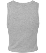 Bella Ladies Micro Rib Racer Tank Top | Athletic Heather thumbnail 5