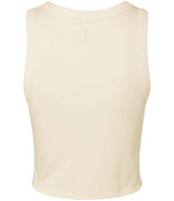 Bella Ladies Micro Rib Racer Tank Top | Solid Natural Blend thumbnail 5
