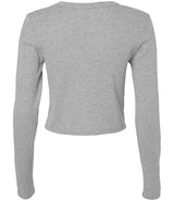 Bella Micro Rib Long Sleeve Baby T-Shirt | Athletic Heather thumbnail 5